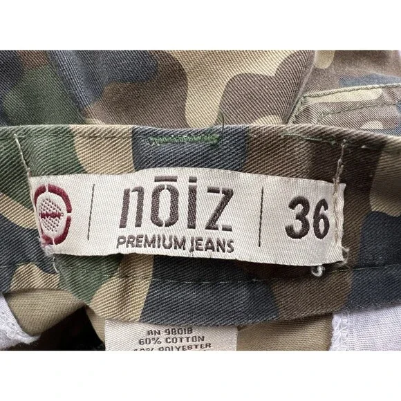 Noiz Camo Cargo Pants Men's 36/31.5 Tactical Streetwear Utility - Picture 15 of 16